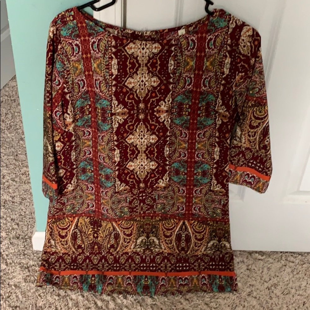 Multi color shorter dress
